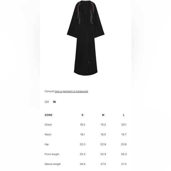 ZARA BEADED EMBROIDERY DRESS - Picture 8 of 8